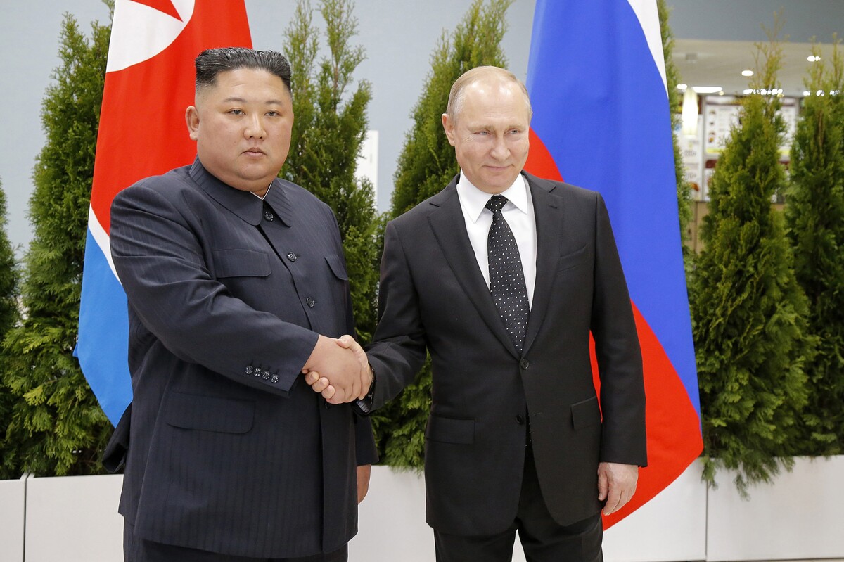 Kim Čong Un Vladimir Putin