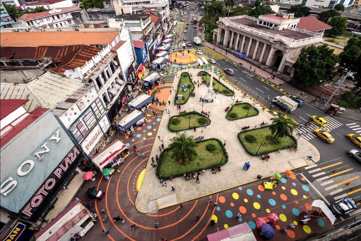 V roce 2018 vzniklo v Panama City jedno z ikonických děl taktického urbanismu jako jedné z přístupných metod směru temporary use.
