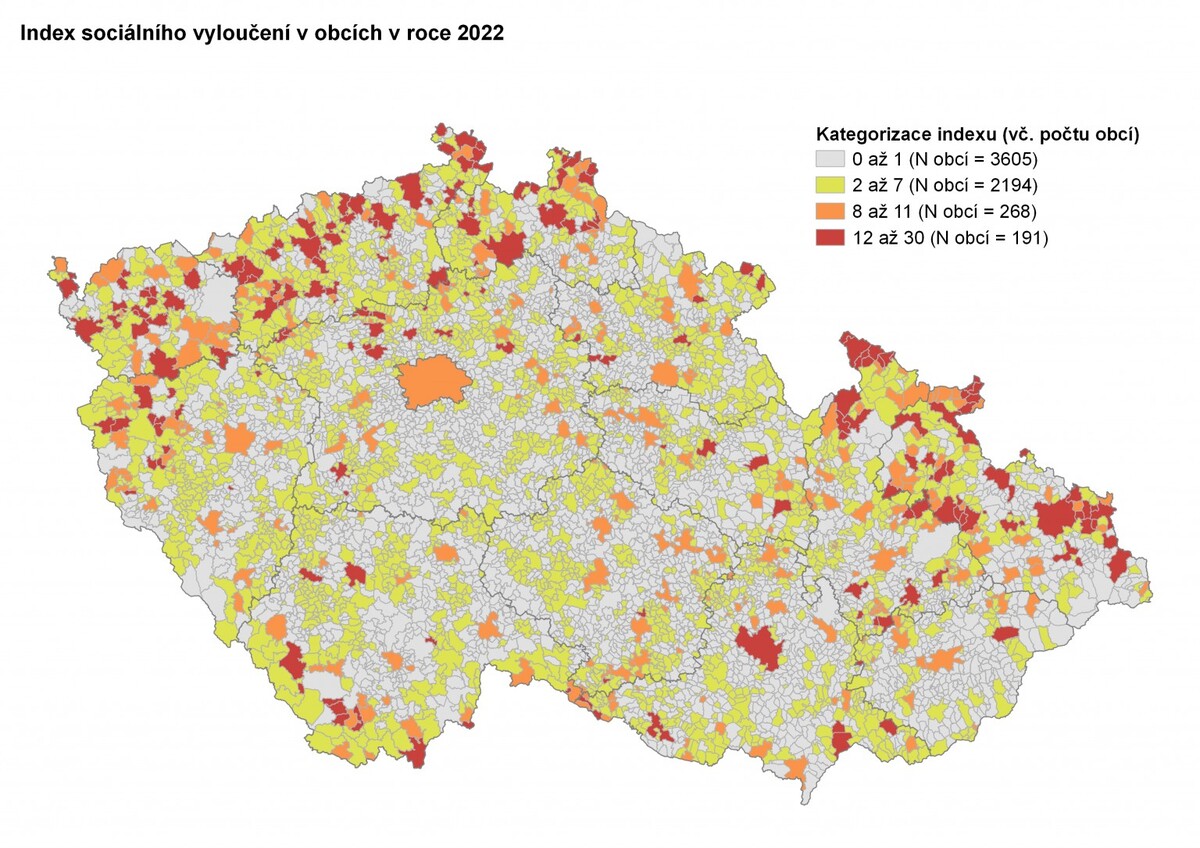 mapa, chudoba