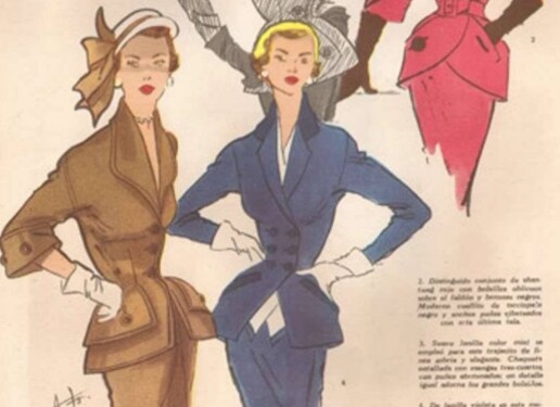 Dnes už jeden z historicky najvplyvnejších návrhárov (návrhárok) v roku 1947 uviedol kolekciu „New look“, ktorá ovplyvnila smerovanie vtedajšieho módneho priemyslu. Pre tento vzhľad boli typické plecné vypchávky, úzky pás a veľká sukňa. Táto silueta prinavrátila do módy ženskosť a prepych. Komu sa tento úspech podaril? 