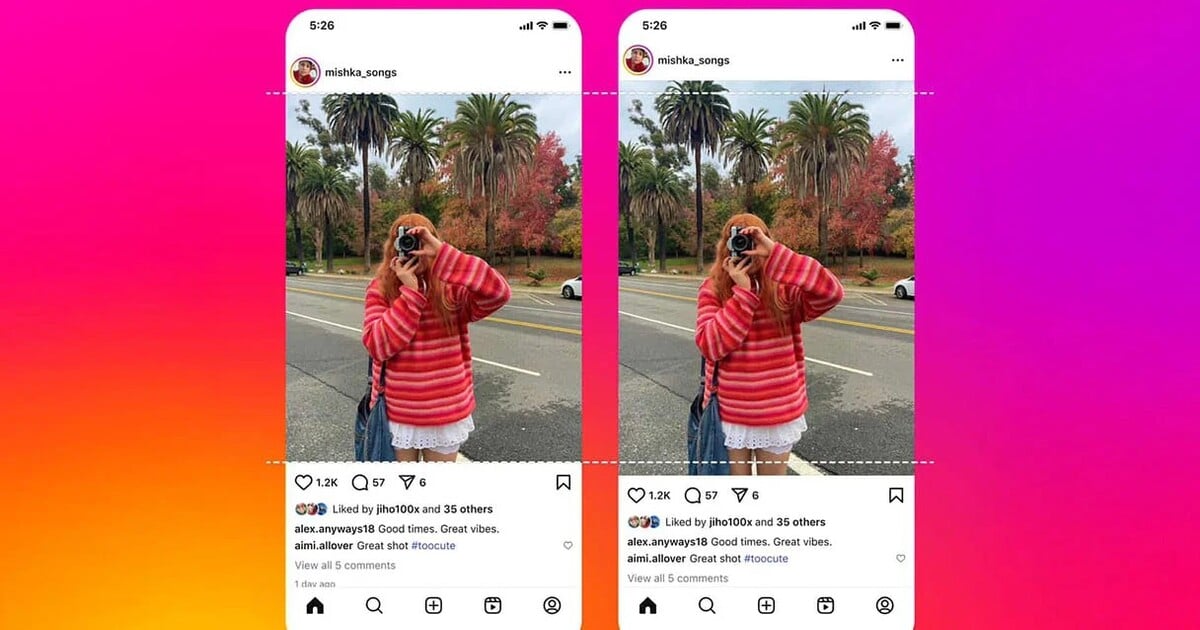 Instagram už nebude ořezávat tvoje fotky. Příspěvky budeš moci přidávat v novém formátu