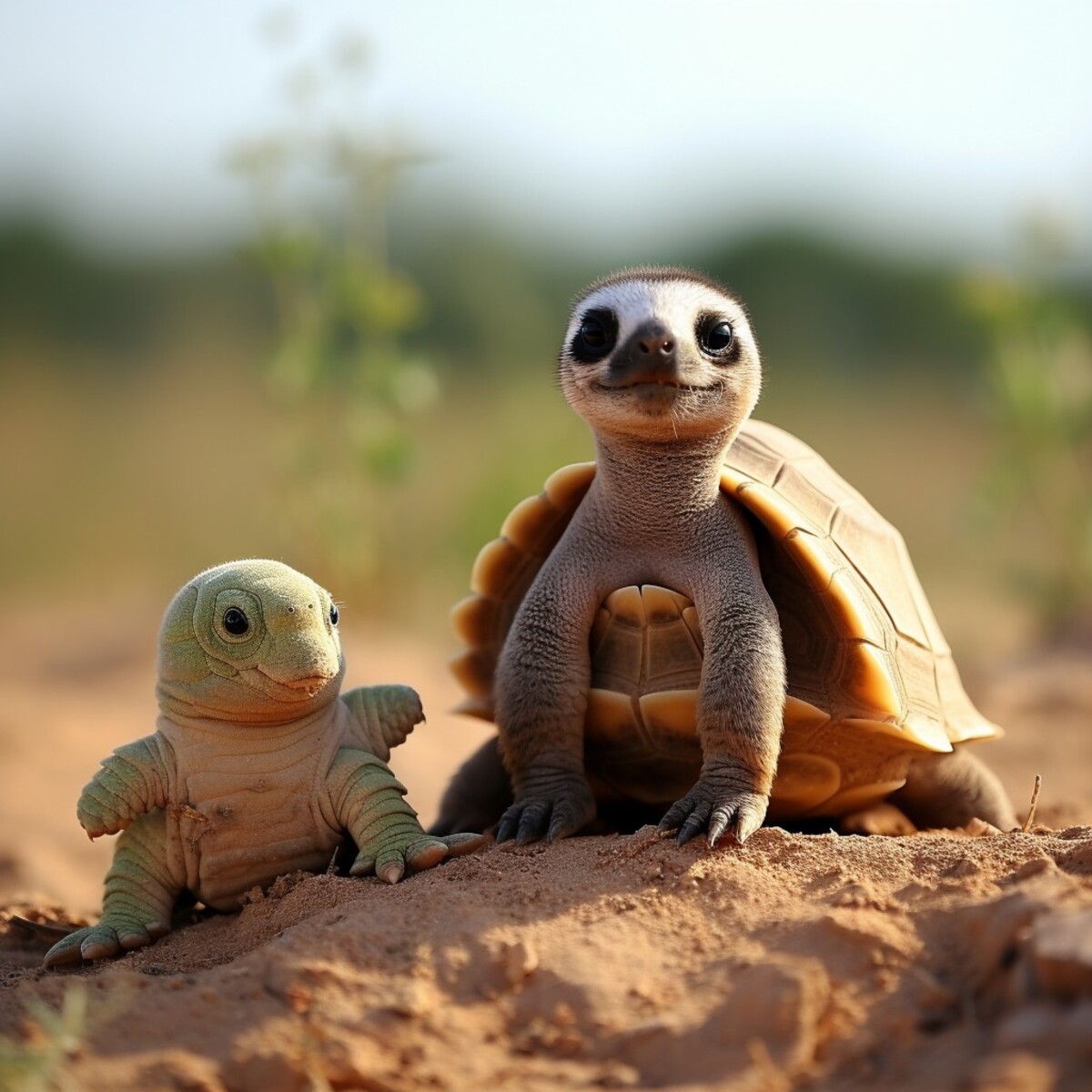 Želvikata –⁠ spojení želvy a surikaty