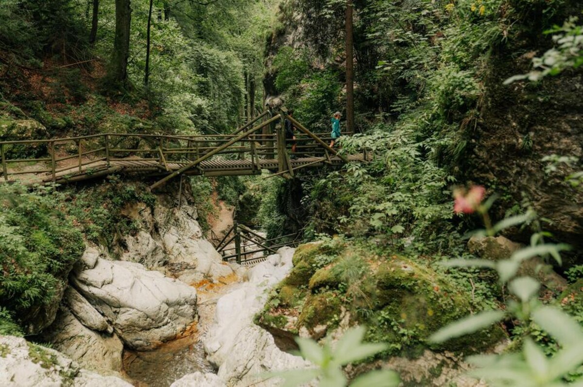 Soutěska Kesselfallklamm.