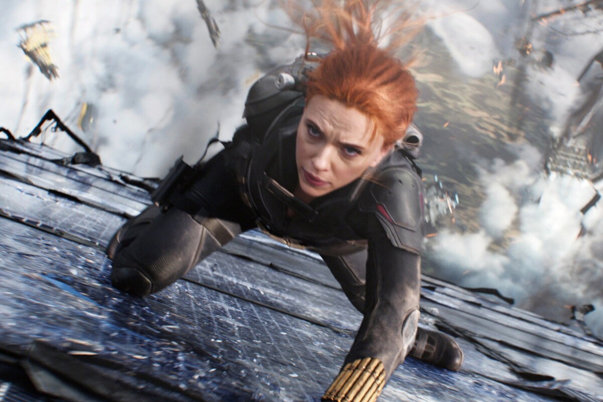 Scarlett Johansson vo filme Black Widow.
