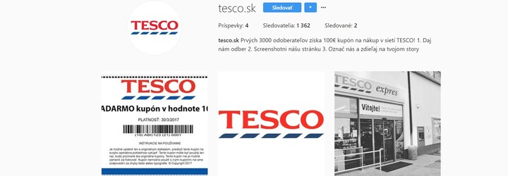 Falešné Tesco, ASOS nebo Kaufland nabízí tisíce korun. Instagram ovládly podvodné soutěže, které sdílí plno tvých kamarádů