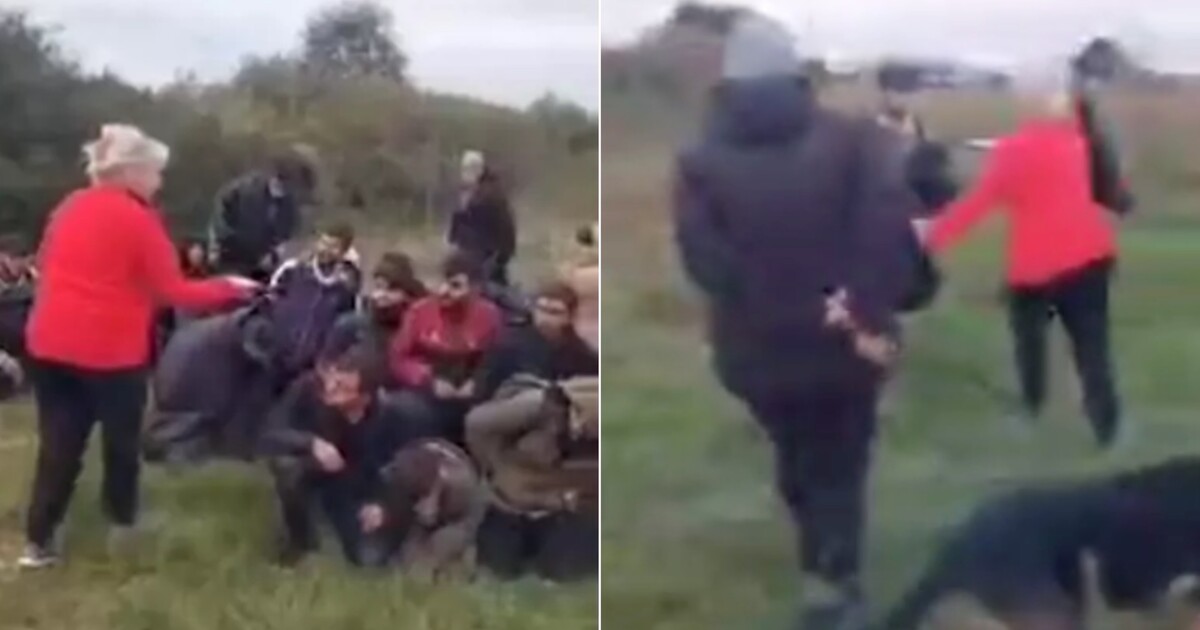 VIDEO: „Drž h*bu a seď!“ Ženy s paralyzéry a se psem zastrašovaly migranty na jihu Slovenska. Případ již řeší policie