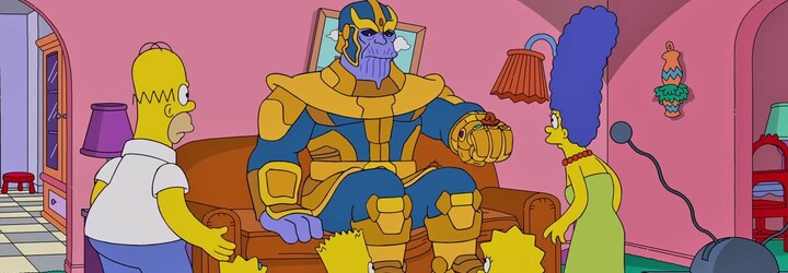 Thanos se po Avengers vrhl i na Simpsonovi. Přežila jen Maggie