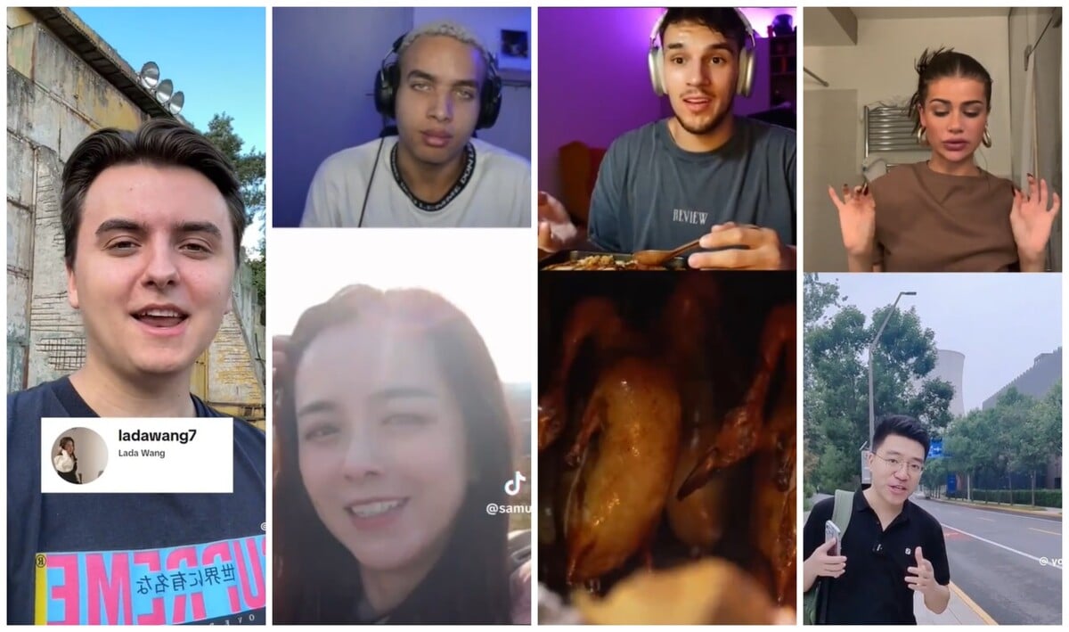Tktoky propagující Ladu Wang nebo Pepu Zhanga.