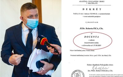 Fico nie je docent práva, ale docent - SBSkár, tvrdí Beblavý. Zverejnil oficiálny dokument.