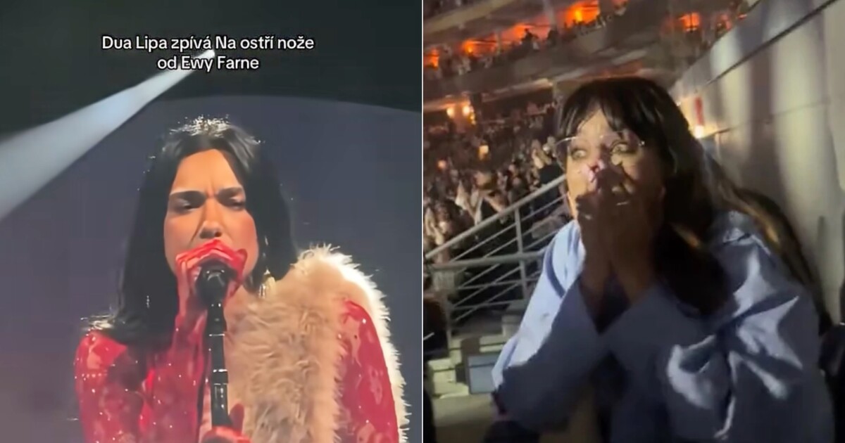 Upřímná reakce Ewy Farne válcuje internet. Dua Lipa zazpívala v Praze její skladbu Na ostří nože