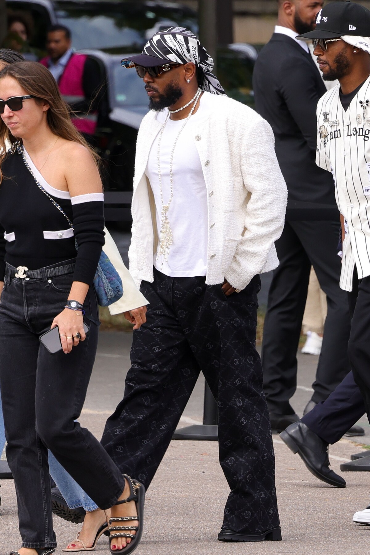 Kendrick Lamar na parížskom haute couture týždni.