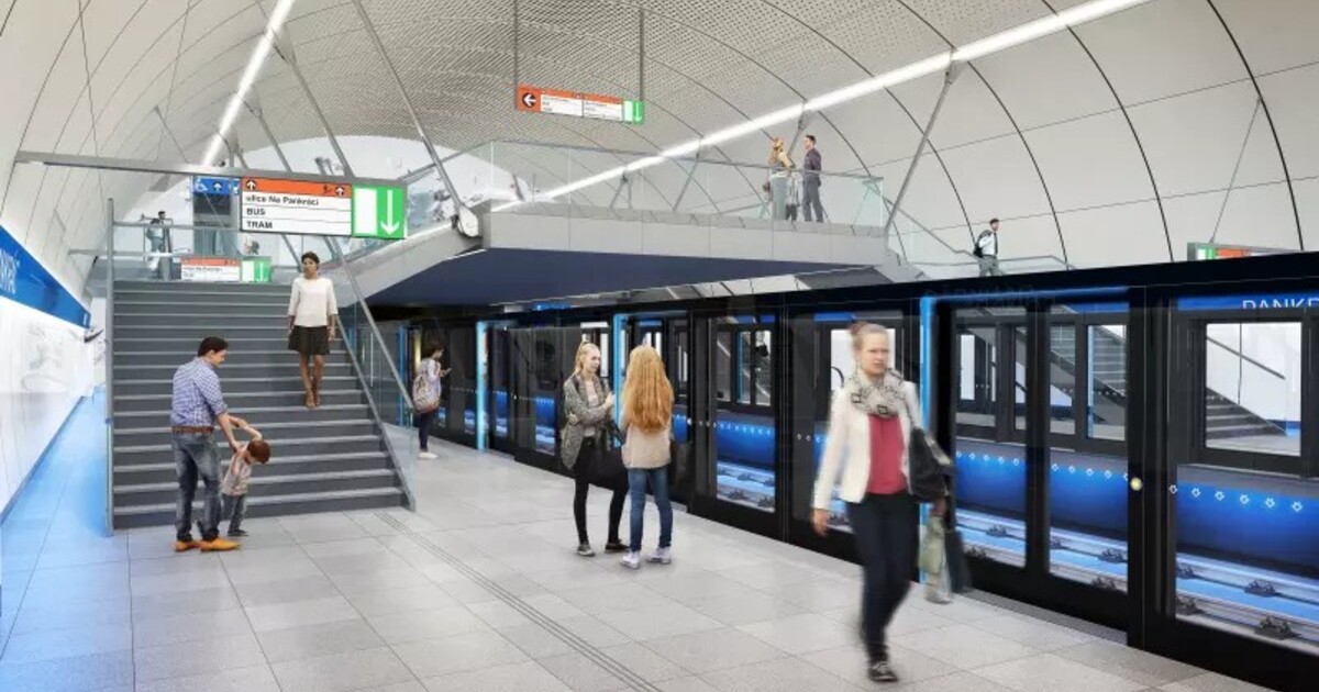 Stanice metra C Pankrác se na rok uzavře, Praha tu vybuduje přestup na linku D a nové WC