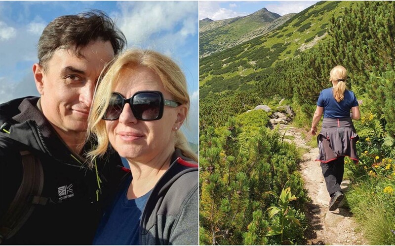 Zuzana Čaputová dovolenkuje s priateľom na Slovensku. Elegantné róby vymenila za športové oblečenie.
