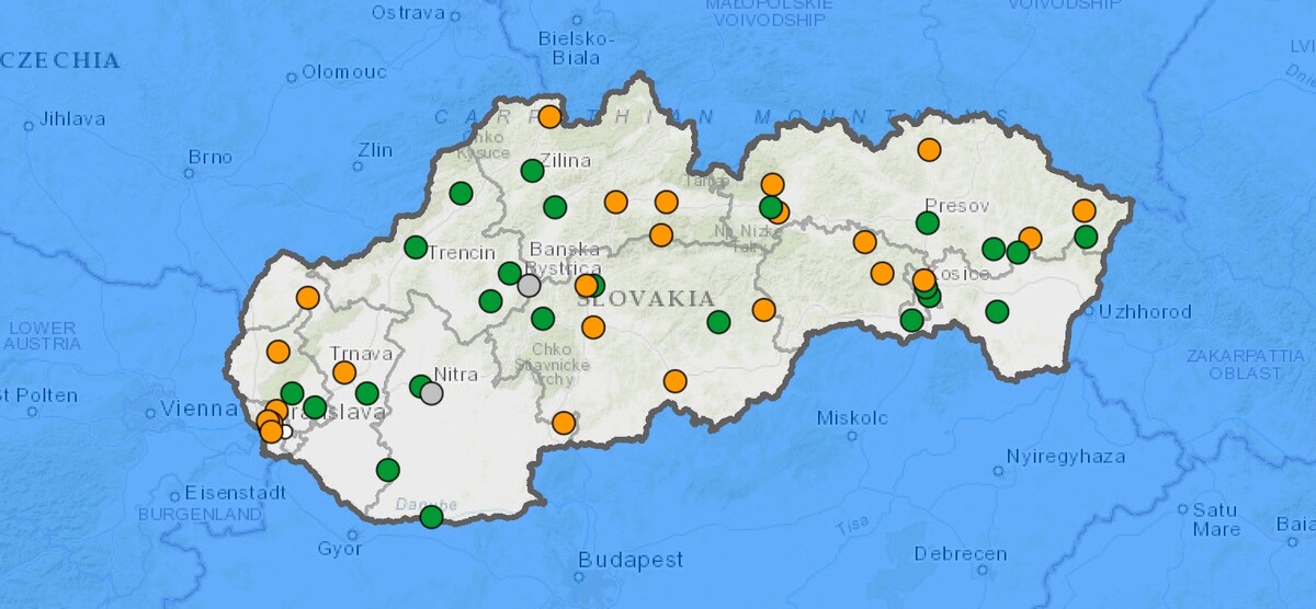 Kvalita ovzdušia na Slovensku. 