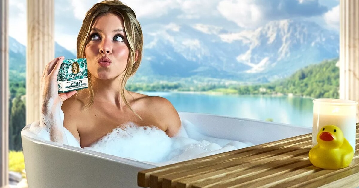 Sydney Sweeney prodává mýdlo vyrobené z vody, ve které se koupala