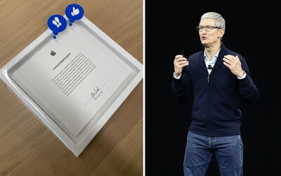 Toto dostaneš po pěti letech práce pro Apple. Zaměstnanec se pochlubil dárkem, který podepsal sám Tim Cook.