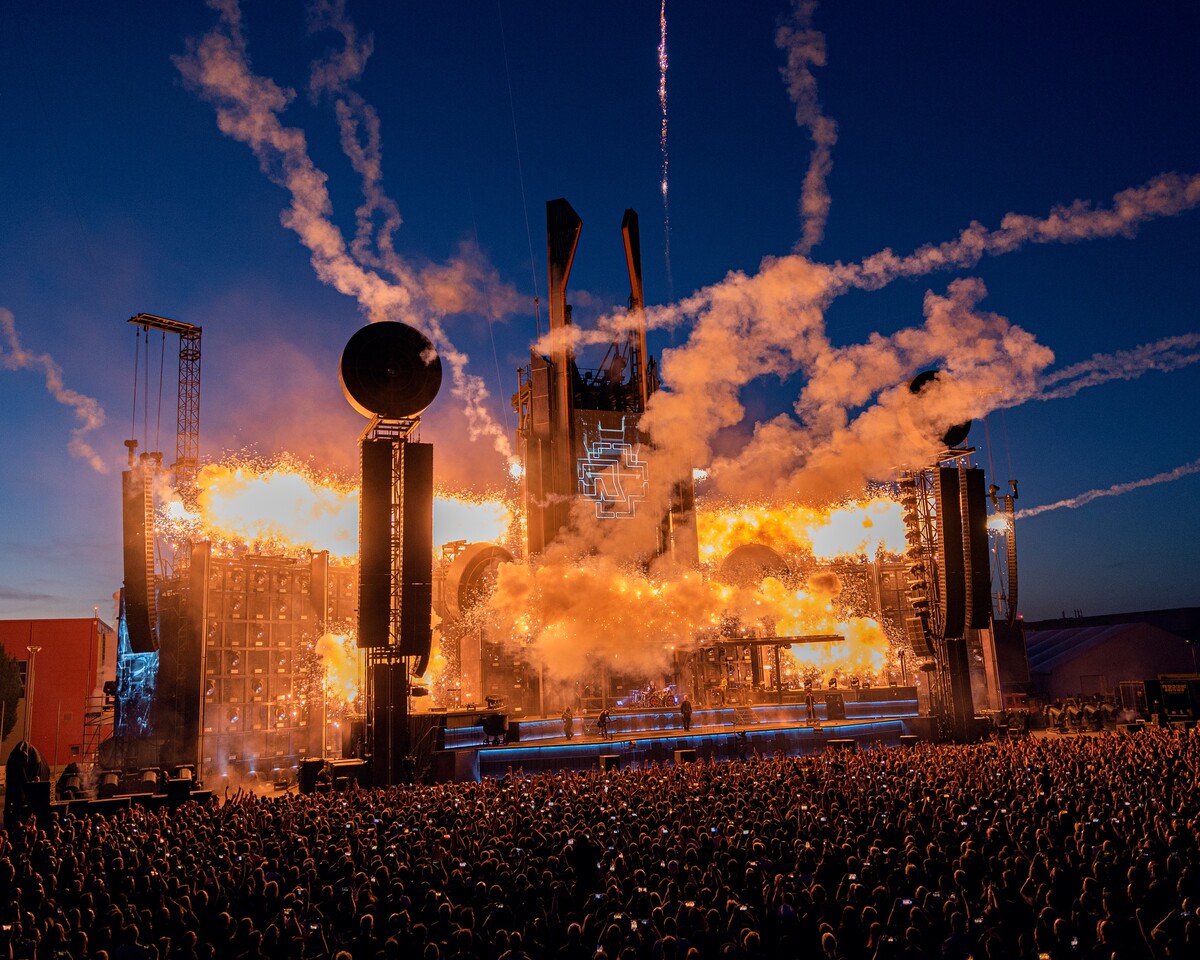 Rammstein koncert Praha Letňany