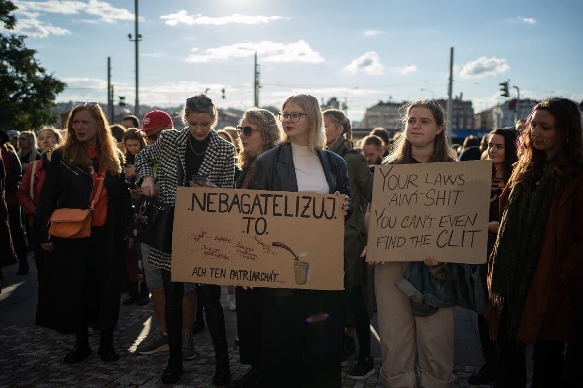 Pochod proti bagatelizaci sexualizovaného a domácího násilí