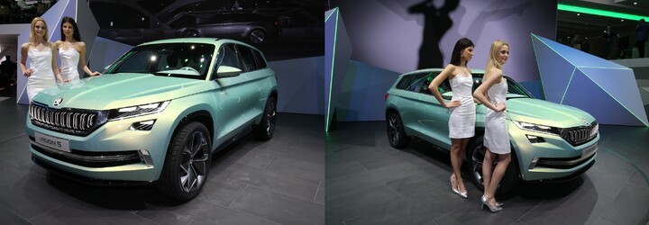 SUV Kodiak od Škody nabírá reálné kontury. Koncept VisionS v Ženevě odhalil odvážný design i interiér