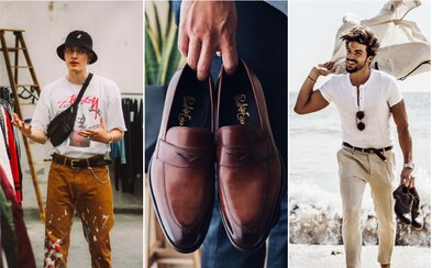 Elegantné mokasíny alebo pohodlné chino nohavice. Vybrali sme niekoľko kúskov, ktoré ti pomôžu stráviť prebiehajúce horúčavy Elegantné mokasíny alebo pohodlné chino nohavice. Vybrali sme niekoľko kúskov, ktoré ti pomôžu stráviť prebiehajúce horúčavy