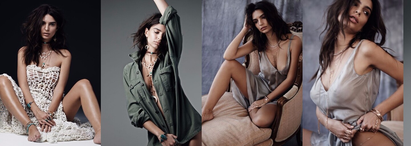 Emily Ratajkowski odvážně ukázala své vnady. Tentokrát na nezveřejněných fotografiích z její poslední kampaně