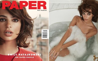 Emily Ratajkowski sa objavila na titulke magazínu Paper. Kráska si na vydarených snímkach vychutnáva kúpeľ vo vani Emily Ratajkowski sa objavila na titulke magazínu Paper. Kráska si na vydarených snímkach vychutnáva kúpeľ vo vani