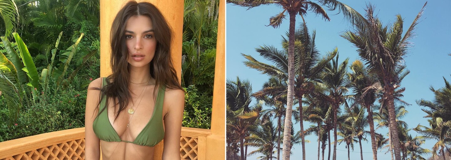 Emily Ratajkowski si užíva dovolenku v slnečnom Mexiku. Ako pozdrav posiela svoju nahú fotku