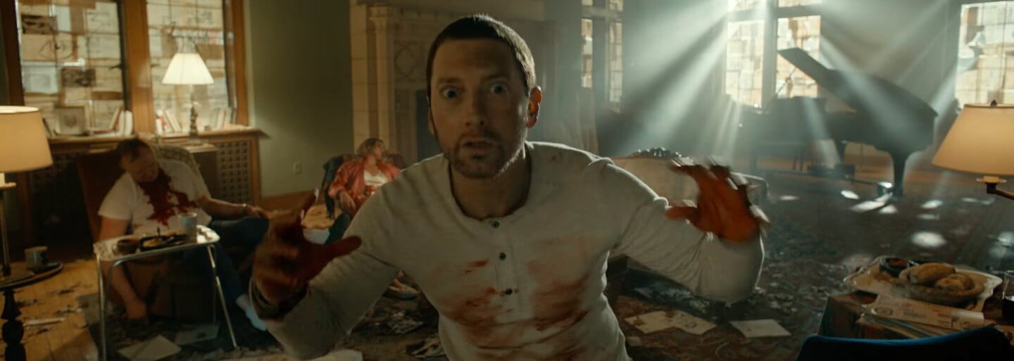 Eminem představuje hororový videoklip ke skladbě Framed