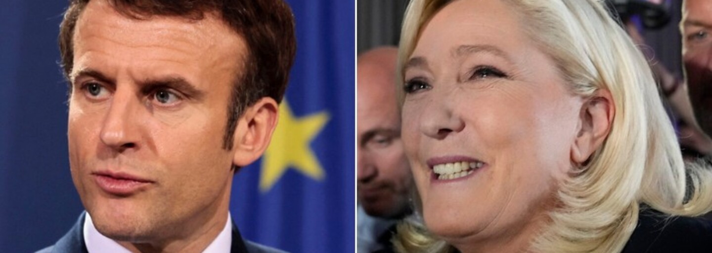 Emmanuel Macron bude v druhom kole prezidentských volieb opäť súperiť so šéfkou krajnej pravice Marine Le Penovou