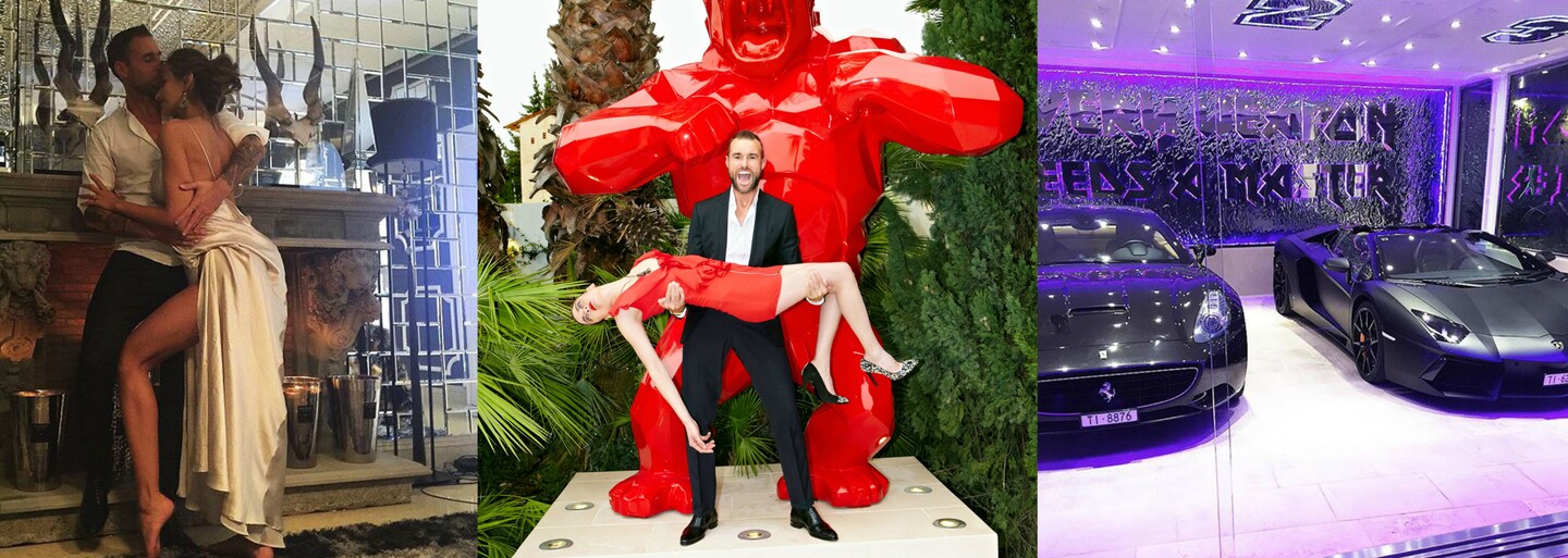 Extravagantní módní návrhář Philipp Plein si užívá života plného luxusu, drahých aut a krásných žen