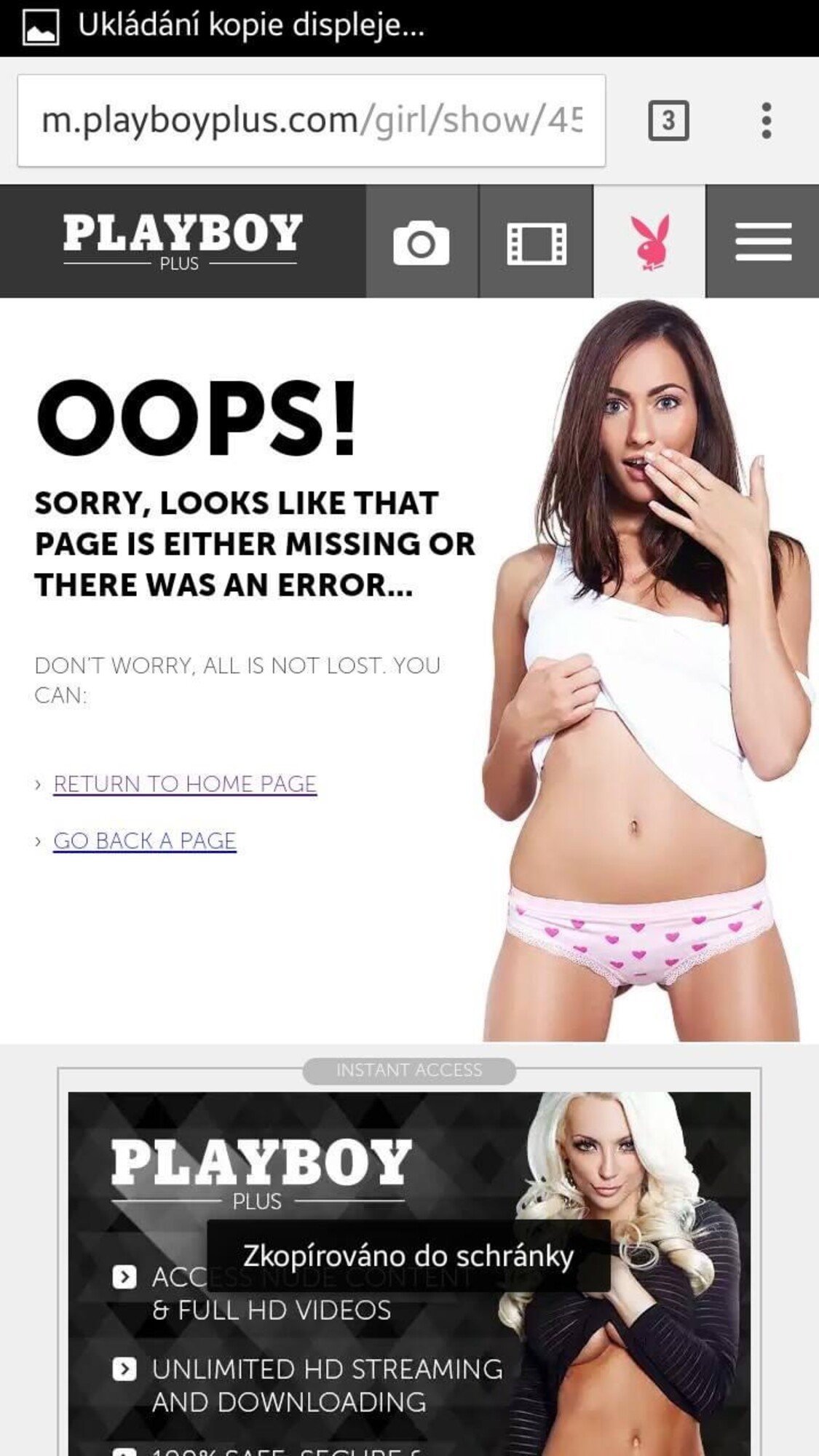 Michaela Isizzu na oficiálnej webstránke magazínu Playboy.