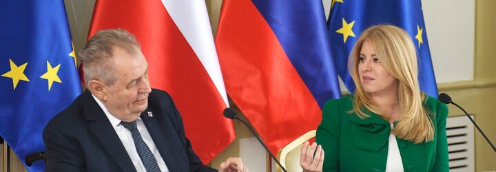 „Zelený fanatismus Zuzany Čaputové“ a „pípání slovenské reportérky“. Miloš Zeman je na své poslední zahraniční cestě