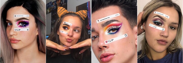 Ľudia si líčia len časť tváre, ktorú zarámujú do Instagramového príspevku. Najnovší make-up trend ovláda sociálne siete