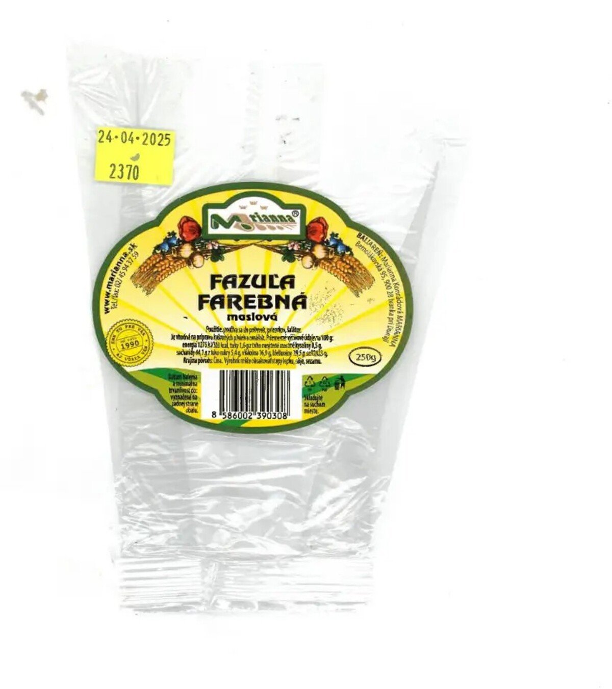 strukovina, nevyhovujúci produkt