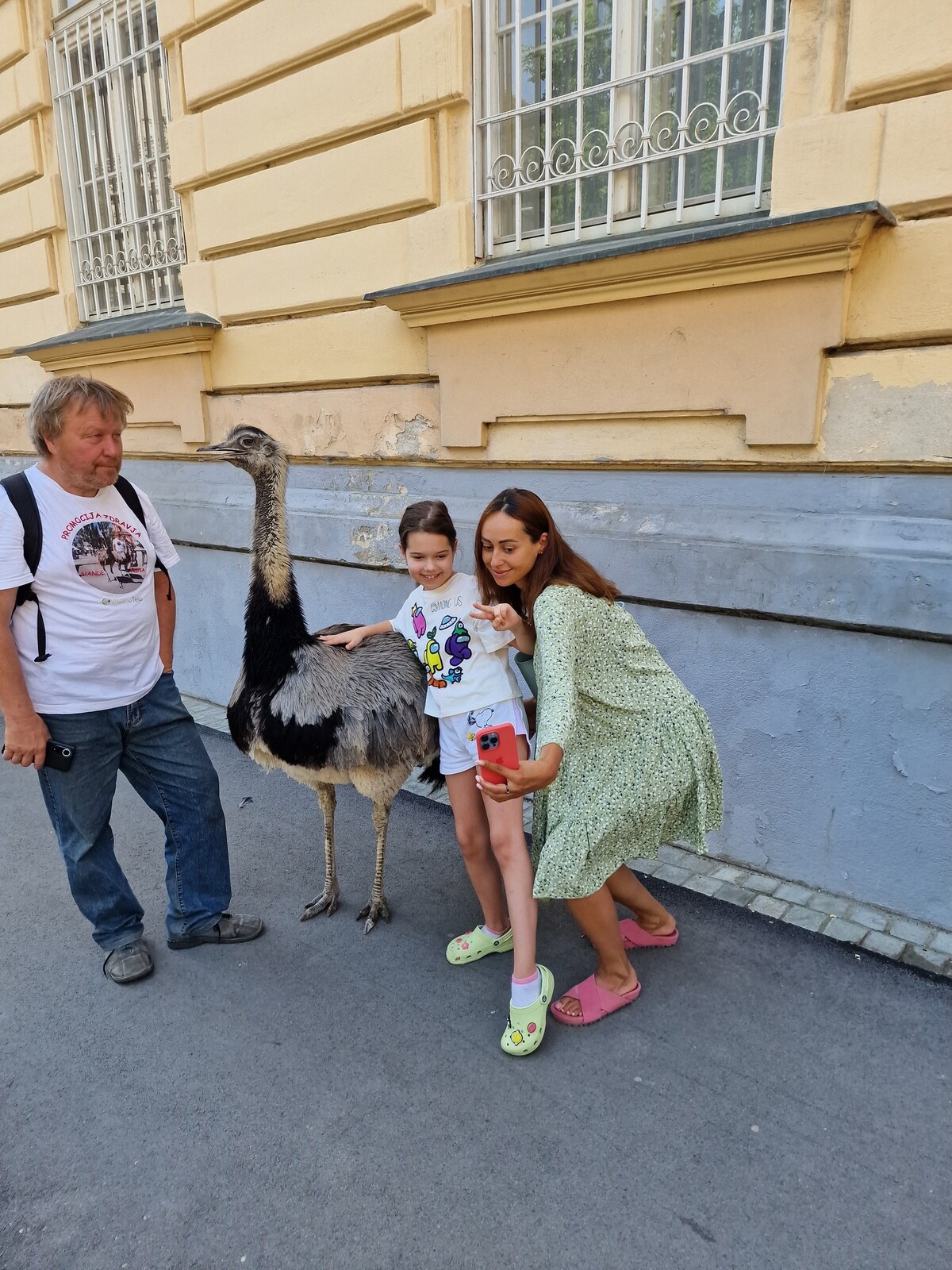 Janez Cetinvták nandu v Bratislave