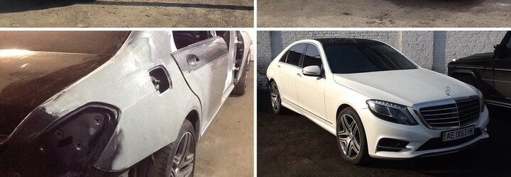 Předělat starý Mercedes třídy S k nerozeznání od nového? Na Ukrajině žádný problém!