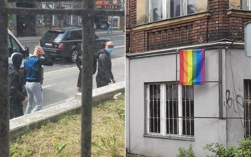 Ultras Slovana ukradli vlajku LGBT. V Žiline zas iná partia dúhovú zástavu zapálila.