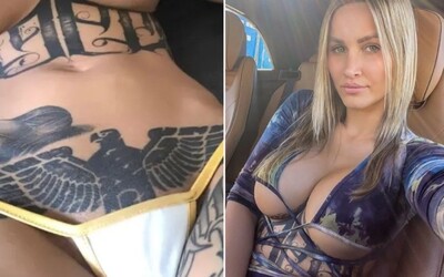 Nemecká influencerka si z rozkroku nechala odstrániť tetovanie nacistického orla. Netušila vraj, čo predstavuje.