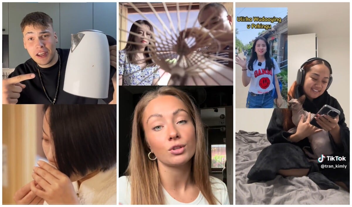TikToky propagující Ladu Wang.