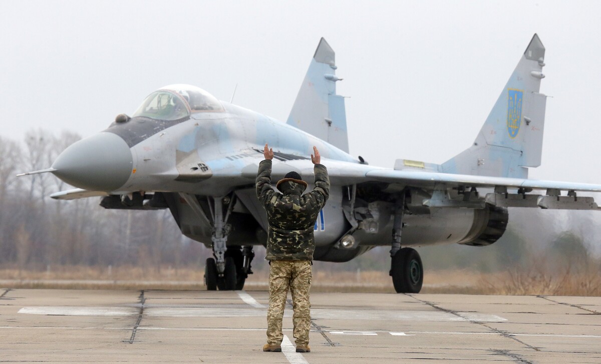 Ilustračná fotografia lietadla MiG-29.