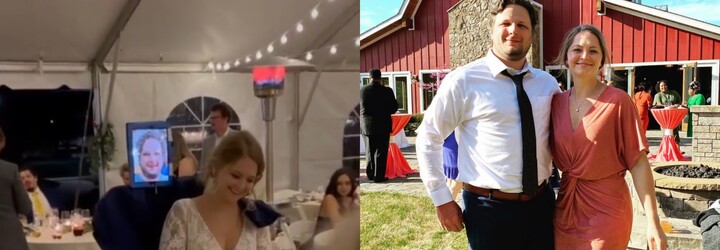 VIDEO: Internety baví svadobná párty s iPadovou atrapou ženícha. Deň pred svadbou totiž skončil v nemocnici
