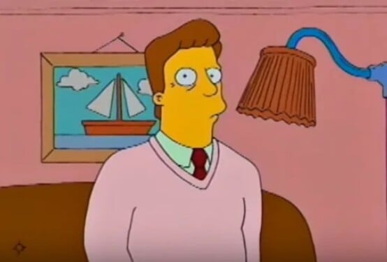 Tohle je Troy McClure, který se v seriálu tu a tam objeví. Pamatuješ si, jakou práci dělá?
