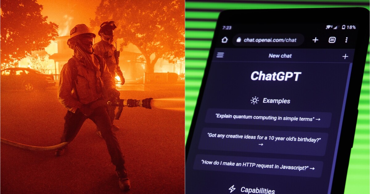 Lidé spojují ChatGPT s požáry v Los Angeles: Důsledky používání technologie AI jsou stále viditelnější