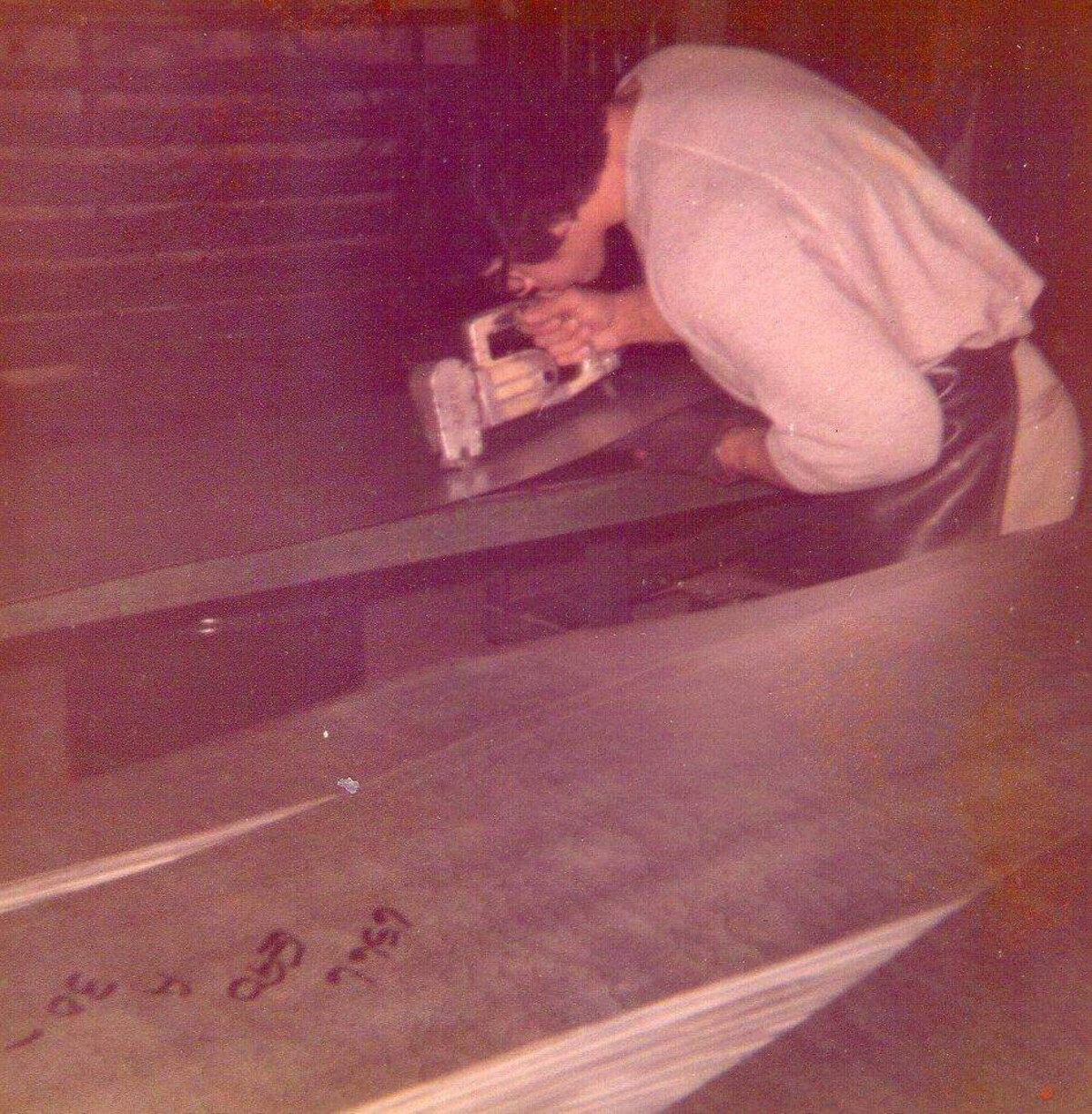 Lou Ferrigno pri práci vo fabrike z roku 1971.