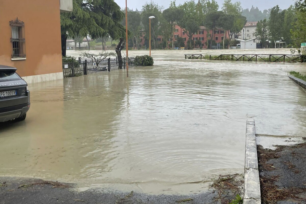 Povodně na severu Itálie.