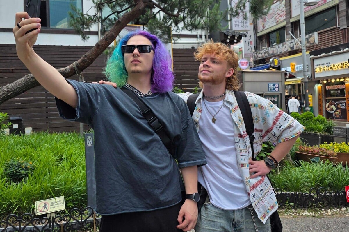 Martin a Mirek v Jižní Koreji.