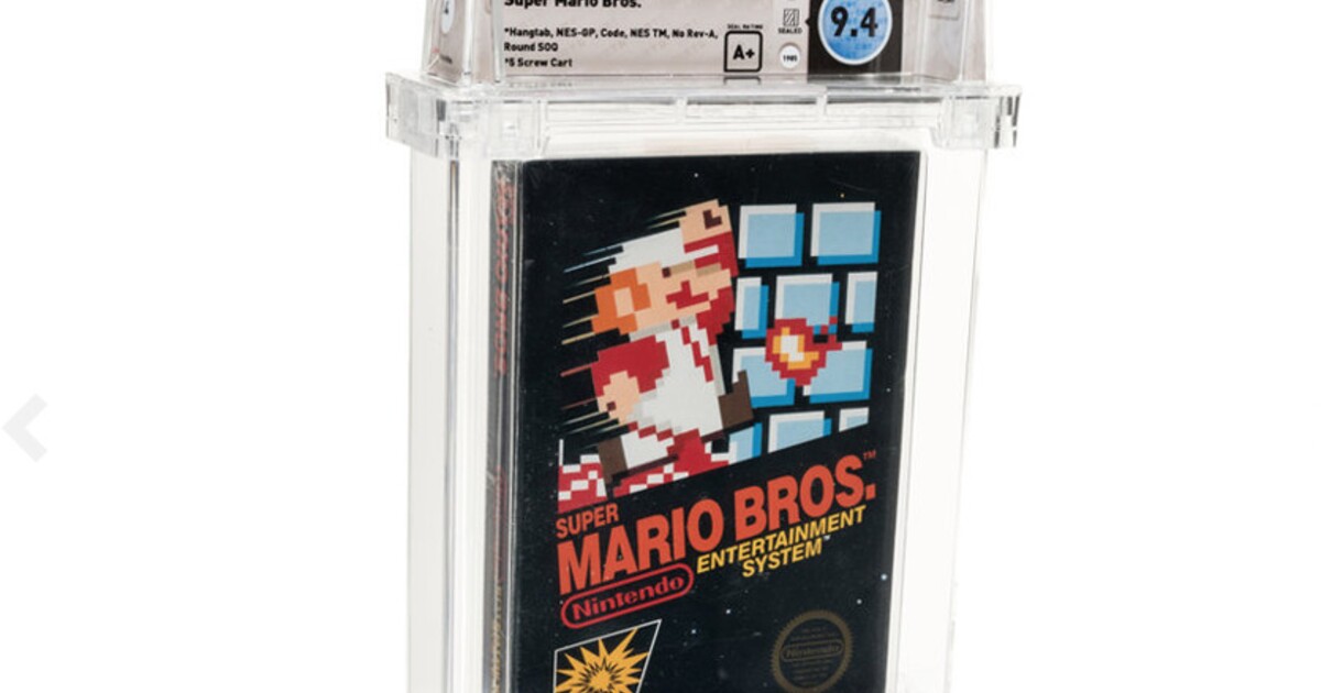 Nintendo NES Škatule na hry Super Mario Bros