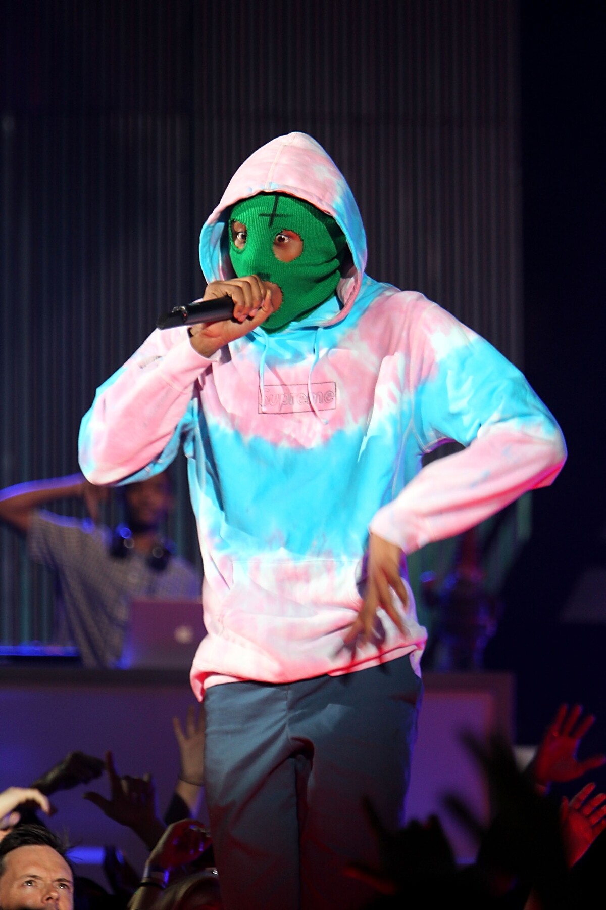 Tyler, the Creator, počas koncertu v roku 2011.