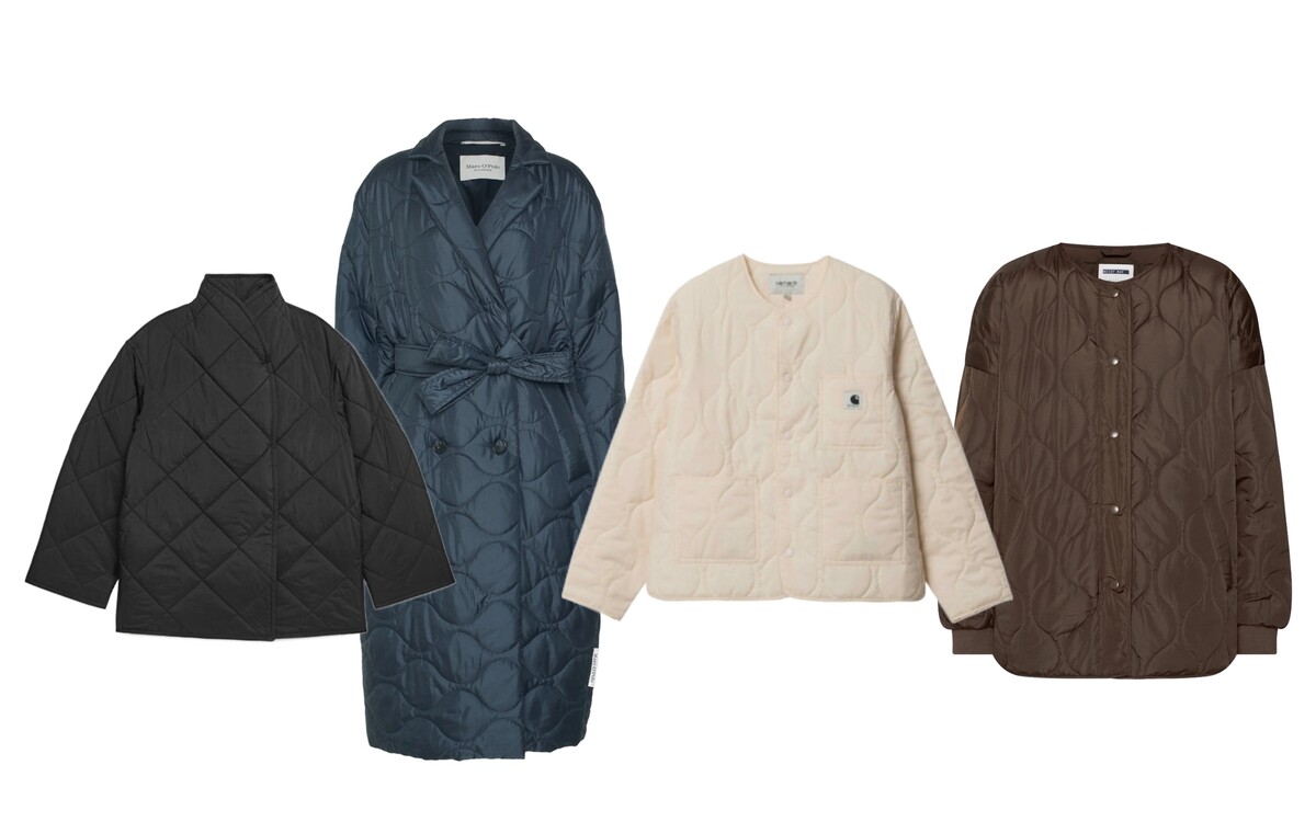 Quilted jacket.
