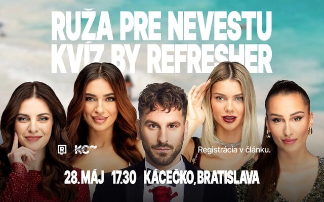 Nenechaj si ujsť posledný offline kvíz Ruže pre nevestu v Bratislave a vyhraj lístky na VIP premietanie veľkého finále